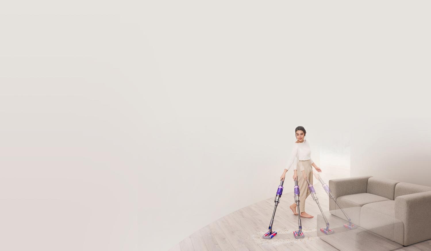 Dyson Omniglide maneuvering in all directions